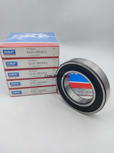 SKF 6215-2RS1/C3 P6 75x130x25mm C3 Clearance P6 Precision Double Sealed Deep Groove Ball Bearing