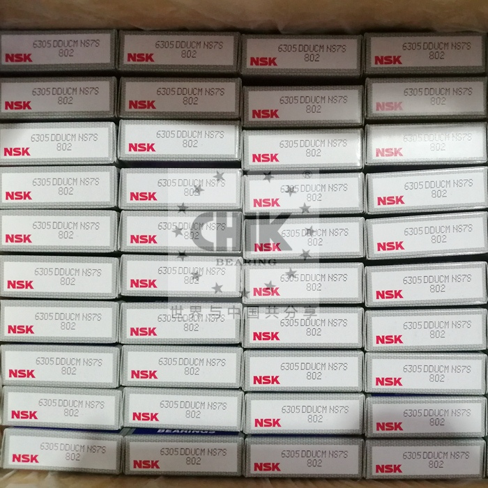 NSK Instrument Bearing International Standard Deep Groove Ball Bearing 6412DDU