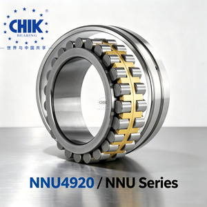 Compact Cross Section Roller Bearing 100×140×40 Mm NNU4920, Outer Ring Ribbed, Full Roller Optional, Heavy Radial Load