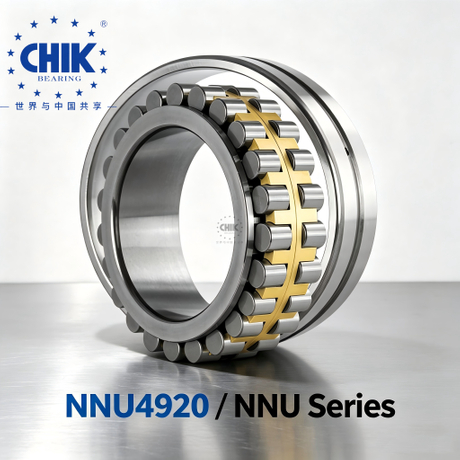 Compact Cross Section Roller Bearing 100×140×40 Mm NNU4920, Outer Ring Ribbed, Full Roller Optional, Heavy Radial Load