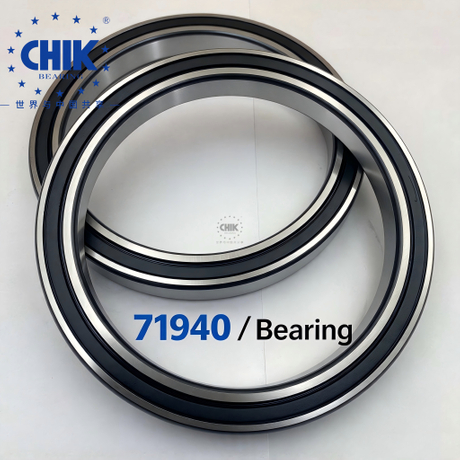 Light Preload Available 71940-2RS Bearing 200×280×38mm Single Row Angular Contact Low Vibration for High Precision Spindle