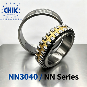 200×310×82 Mm NN3040 Cylindrical Roller Bearing, Roller Guided, Brass Cage, W33, for Large Machining Spindle