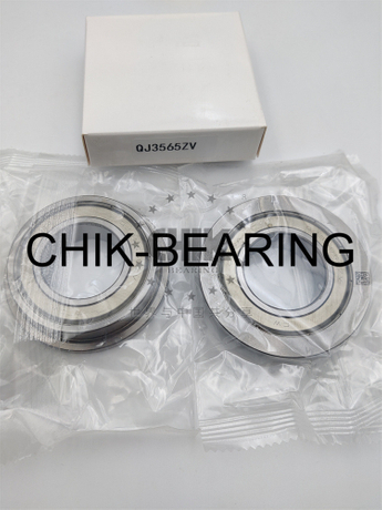 QJ3565ZV-1 Flanged Steering Bearing – Four-Point Contact Ball Bearing 35x65/75x16mm
