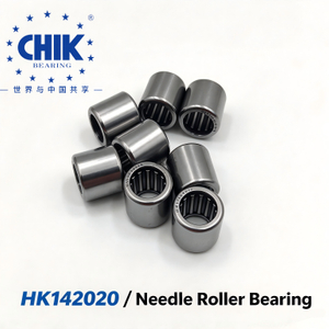 Press Fit Housing Needle Roller Bearing Unit HK142020 Size 14*20*20mm Thin Drawn Cup High Radial Load Open End