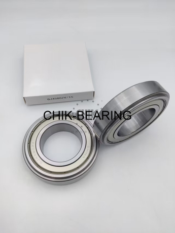 QJ4580ZV/15 Automotive Steering Bearing – Flanged Four-Point Contact Ball Bearing 45x80/92x20mm