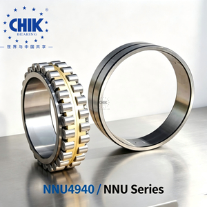 Outer Ring Ribbed Roller Bearing Size 200×280×80 Mm NNU4940, High Load Density, Full Roller Optional